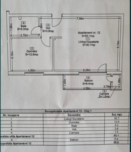 APARTAMENT CU 2 CAMERE SI PARCARE SUBTERANA