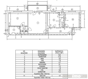 E.VACARESCU - 3cam, cf1A, sd, 3/4, f.imb la 65000 euro