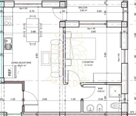 Apartament finisat la cheie 2 camere-balcon-etaj 1-lift-Libertatii