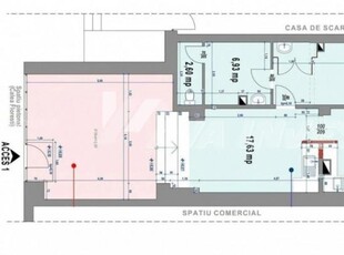 Spatiu comercial, vitrina la strada. Calea Floresti