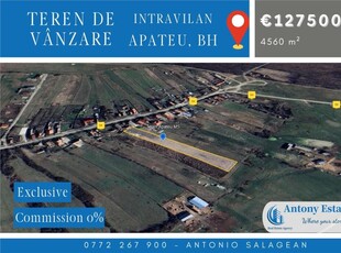 Teren intravilan de vanzare Apateu