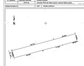 Teren pentru constructii case de vanzare Iasi, Valea Lupului