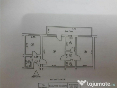 Apartament 2 camere decomandat Libertatii