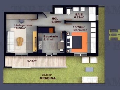 Apartament 2 camere, finisaje Premium si curte 16 mp, zona FundeniDobroesti
