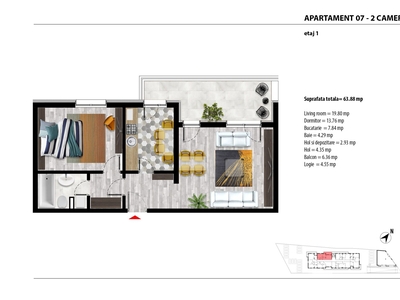 Apartament 2 camere metrou Anghel Saligny Finalizat Pallady Ikea