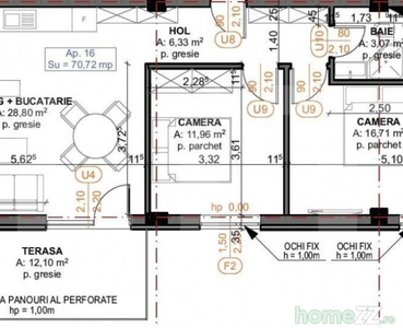 Apartamente 2camere