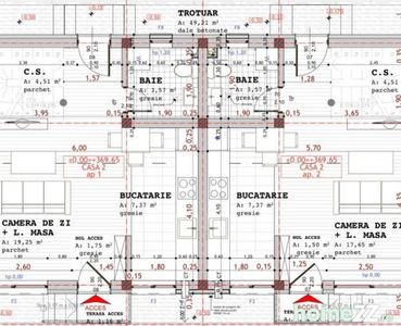 Case cuplate la pret de apartament! Predare semifinisat