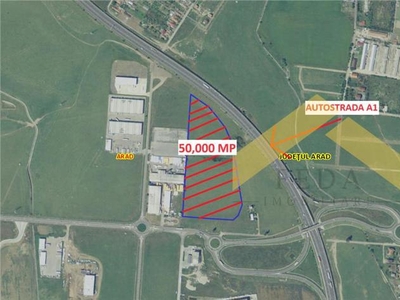 De vanzare teren intravilan 4,9 ha la coborare de pe autostrada spre Zadareni
