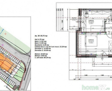 Proiect nou! Apartament 3 camere