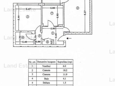 Apartament 2 camere Aviatiei 2 camere ( 600 m metrou ) Va propune