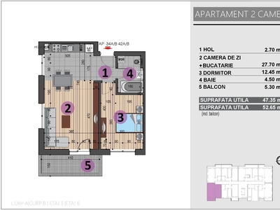 MUTARE RAPIDA!! Apartament 2 camere , Sector 4 , Grand Arena