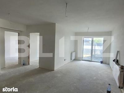 Apartament 3 camere, 66mp, semifinisat, parcare, gradina, zona Cetatii