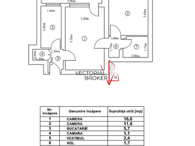 Apartament 2 camere Crangasi