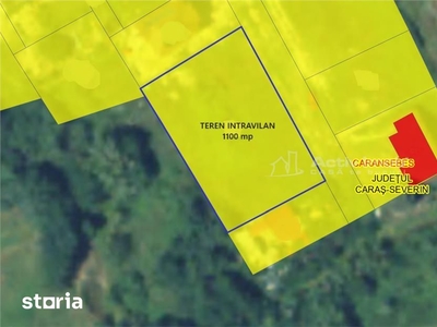 Caransebes, Teren Intravilan, 1100 Mp, Zona Pipirig