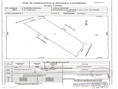 Teren 19,300mp Sinesti / DN 2