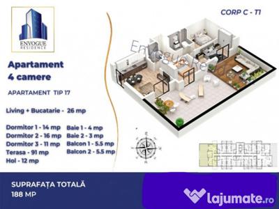 Iuliu Maniu, EnVogue Residence, 4 camere