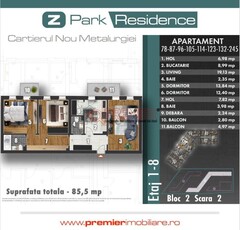 Parcul Tudor Arghezi Apartament 3 Camere Metalurgiei - Berceni