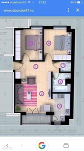 Apartament de 3 camere, 70 mp, balcon de 5 mp, Marasti