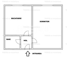 Garsoniera decomandata cu bucatarie separata la etajul intermediar 3