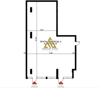 Spatiu comercial, 118 mp, inaltime 3,2 m, Manastur