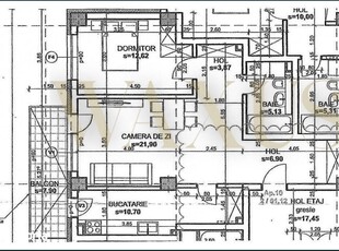 Apartament decomandat de vanzare, 58mp, terasa, parcare, Somesului