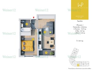 Apartament 3 Camere Decomandat 79MP Zona Grand Arena