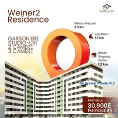 Apartament One Cotroceni Park - parcare subterana - comision zero