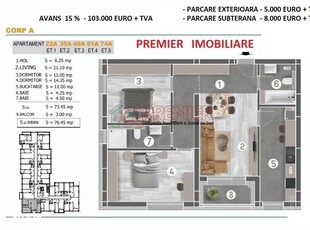 Apartament 3 camere, et 3, mobilat si utilat, centru