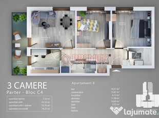 Promotie! 3 Camere Parcul Tudor Arghezi