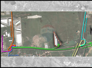 Teren 2Ha Drumul Intre Tarlale - A2, pretabil hale + birou