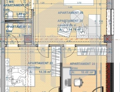 Apartament 3 camere - Zona de Vest - 1200 E/MP - 9 % TVA inclus