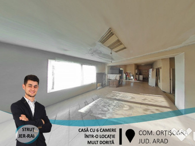 Casă cu 6 camere, în Orțișoara(ID: 26901)