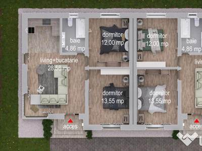 Casa - Apartament - Duplex NOU in GAI