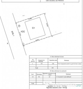 COLCEAG - casa 63 mp , teren 154 mp la 25900 euro