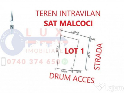 ID 7463 Loturi teren * Sat Malcoci