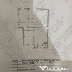 ID 8111 INCHIRIEM SPATIU* Str Isaccei!