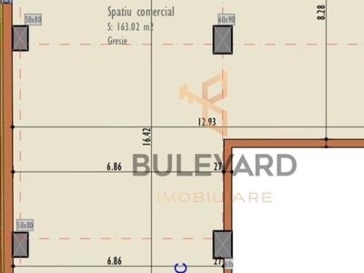 Spatiu comercial cu front stradal de 14 mp, zona strazii Fabricii!