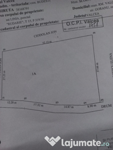 Teren Budești sat Linia 1750mp