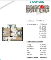 DECOMANDAT 2cam spatios