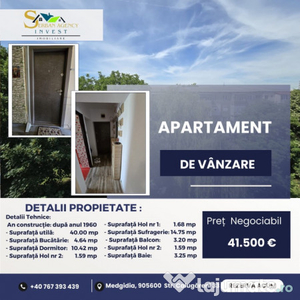 Apartament situat în Zona Hidrofor