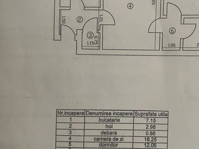 Apartament de vanzare, 2 camere, semidecomandat, 54 mp, Podu Ros, Sensul giratoriu, Cod 155335