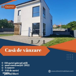 Duplex de vanzare / curte 440 mp / Zona Dezmir