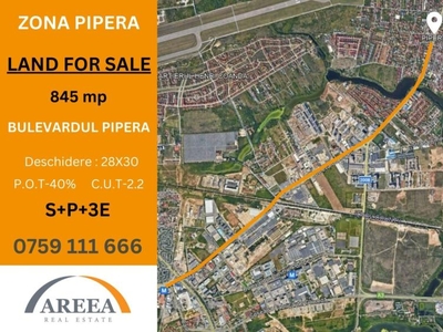 Teren de vanzare-locatie unica in Bulevardul Pipera