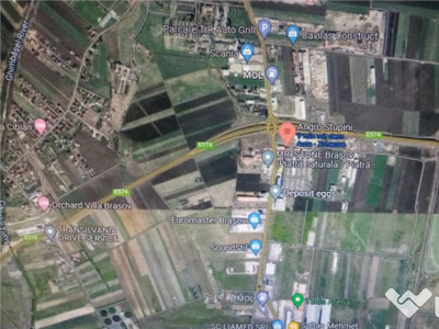 Teren Intravilan Industrial pe 3.300 mp la DN 13, Brasov