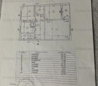 Vand apartament 3 camere ultracentral zona Octavian Goga