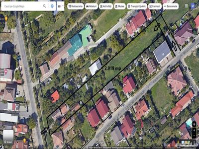 OCAZIE - Teren intravilan cu casa - 2.919 mp, Timisoara, Cal. Urseni nr. 11, 2 fronturi stradale