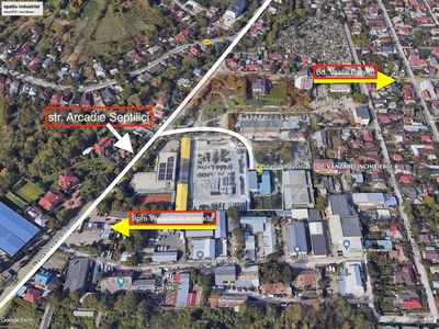 Spatiu industrial 441 mp vanzare in Clădire birouri, Bacau, CFR