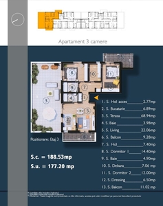 3 camere incalzire pardoseala/ taerasa 69 mp