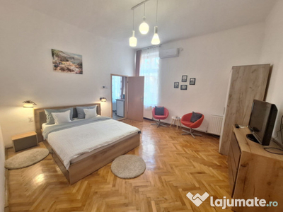 Apartament 2 camere, mobilat și utilat, zona centrală Sibi