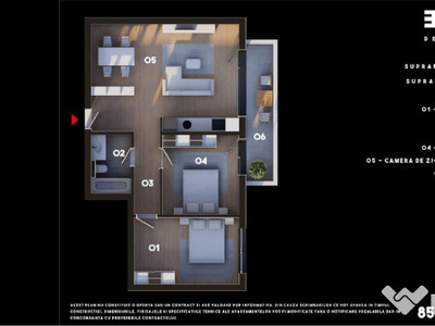 APARTAMENT 3 CAMERE BLOC FINALIZAT TERASA 7